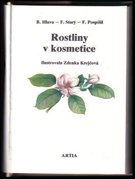 Bohumír Hlava: Rostliny v kosmetice