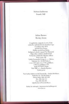 Julian Barnes: Roviny života