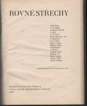 Rovné střechy