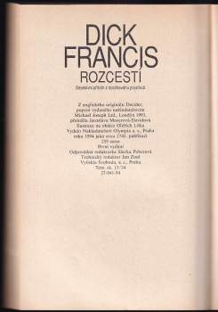 Dick Francis: Rozcestí