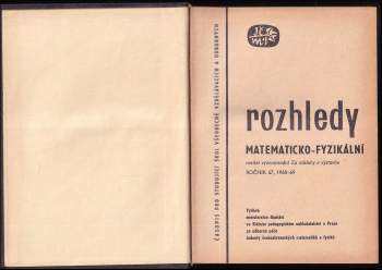 Ota Setzer: Rozhledy matematicko-fyzikální, ročník 47 1968-69