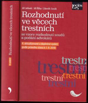 Rozhodnutí ve věcech trestních