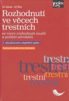 Rozhodnutí ve věcech trestních