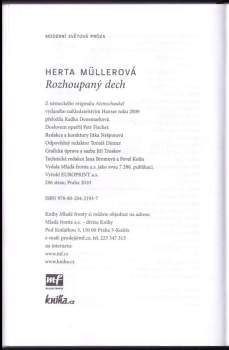 Herta Müller: Rozhoupaný dech