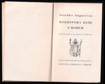Augustin: Rozhovory duše s Bohem