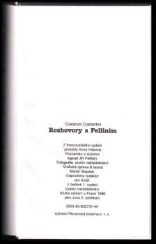 Federico Fellini: Rozhovory s Fellinim