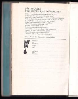 Jan Werich: Rozhovory s Janem Werichem
