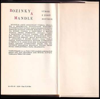 Robert Guttmann: Rozinky a mandle