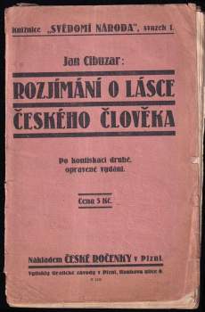 Rozjímání o lásce českého člověka
