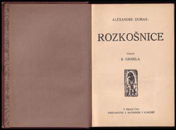 Alexandre Dumas: Rozkošnice