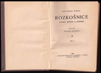 Alexandre Dumas: Rozkošnice