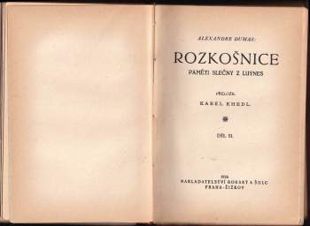 Alexandre Dumas: Rozkošnice