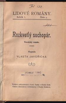 Vlasta Javořická: Rozkvetlý suchopár