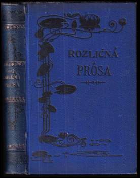Svatopluk Čech: Rozličná prósa