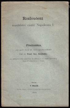 Rozloučení manželství císaře Napoleona I