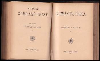 Alois Jirásek: Rozmanitá prosa