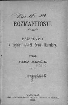 Rozmanitosti