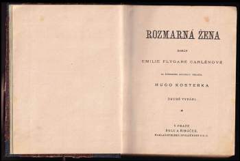 Emilie Flygare-Carlén: Rozmarná žena