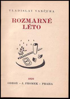 Vladislav Vančura: Rozmarné léto