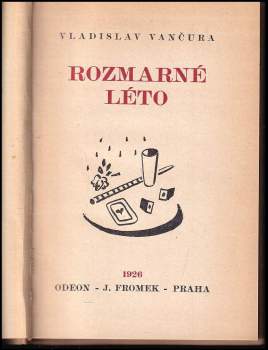 Vladislav Vančura: Rozmarné léto