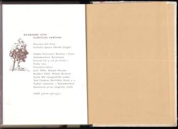 Vladislav Vančura: Rozmarné léto