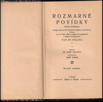 Honoré de Balzac: Rozmarné povídky