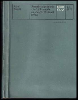 Rozmístění průmyslu v českých zemích na počátku 20. století (1902)