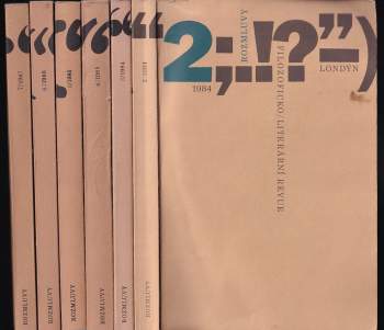 Jiří Gruša: Rozmluvy : literární a filozofická revue 4 / 1985