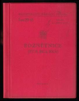 Josef Tesař: Roznětnice RT-P, RK-1, RKA