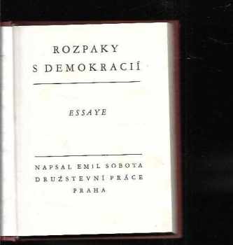 Rozpaky s demokracií