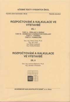 Jaroslav Chovanec: Rozpočtování a kalkulace ve výstavbě