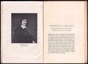 René Descartes: Rozprava o metodě, jak správně vésti svůj rozum a hledati pravdu ve vědách