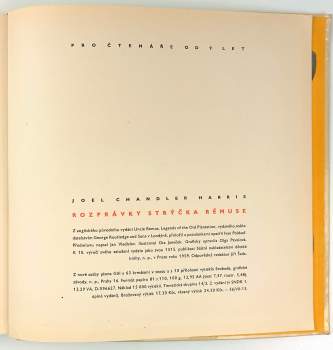 Joel Chandler Harris: Rozprávky strýčka Rémuse