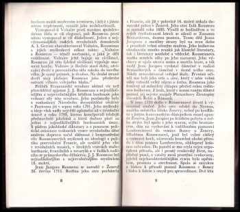 Jean-Jacques Rousseau: Rozpravy