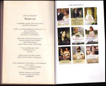 Jane Austen: Rozum a cit