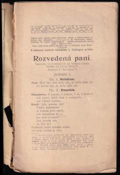 Victor Léon: Rozvedená paní