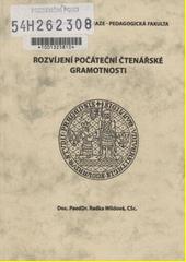 Rozvíjení počáteční čtenářské gramotnosti