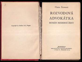 Vlasta Sternová: Rozvodová advokátka
