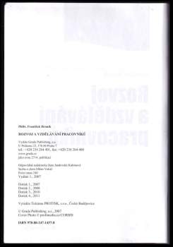 František Hroník: Rozvoj a vzdělávání pracovníků