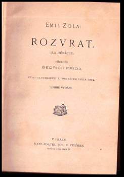 Émile Zola: Rozvrat