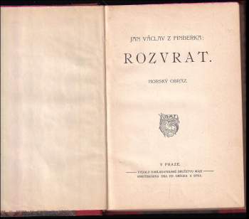 Jan Václav <<z >>Finberka: Rozvrat