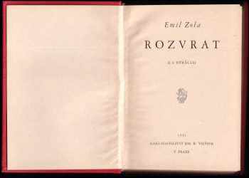 Émile Zola: KOMPLET Émile Zola 6X Lidská bestie + Rozvrat + Země + Germinal + Plodnost + Práce