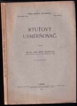 Emil Navrátil: Rtuťový usměrňovač