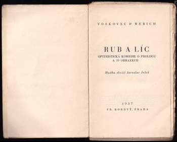 Jan Werich: Rub a líc