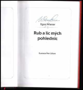 Egon Wiener: Rub a líc mých pohlednic