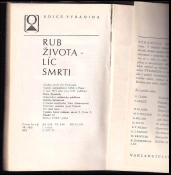 Helena Haškovcová: Rub života - líc smrti
