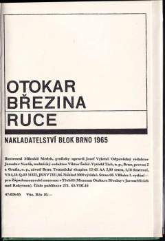 Otokar Březina: Ruce