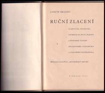 Ludvík Bradáč: Ruční zlacení