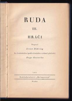 Ernst Didring: Ruda