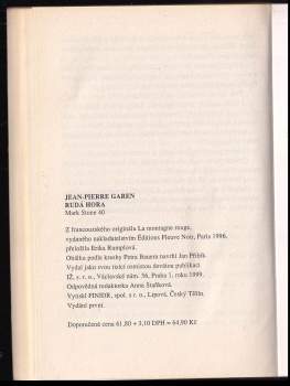 Jean-Pierre Garen: Rudá hora